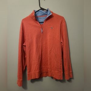 Vineyard Vines Men Medium 1/4 Zip Pullover Long Sleeve Sweater Pima Cotton